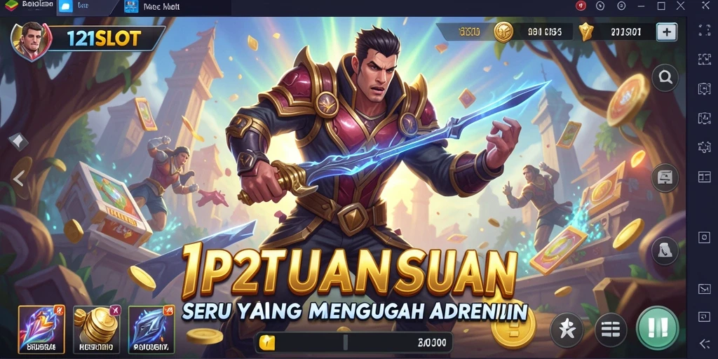 Tangkapan layar utama 1121SLOT memperlihatkan aksi gameplay petualangan yang mendebarkan.