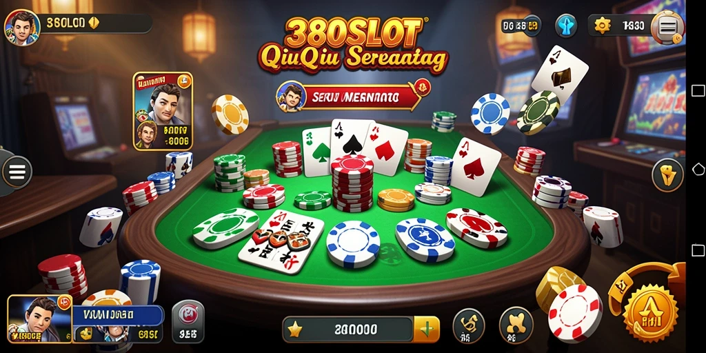 Tampilan antarmuka gameplay QiuQiu yang menarik di 380SLOT.