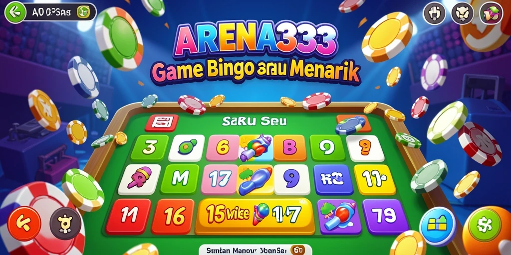 Tampilan gameplay seru di ARENA333 yang menampilkan keseruan Bingo.
