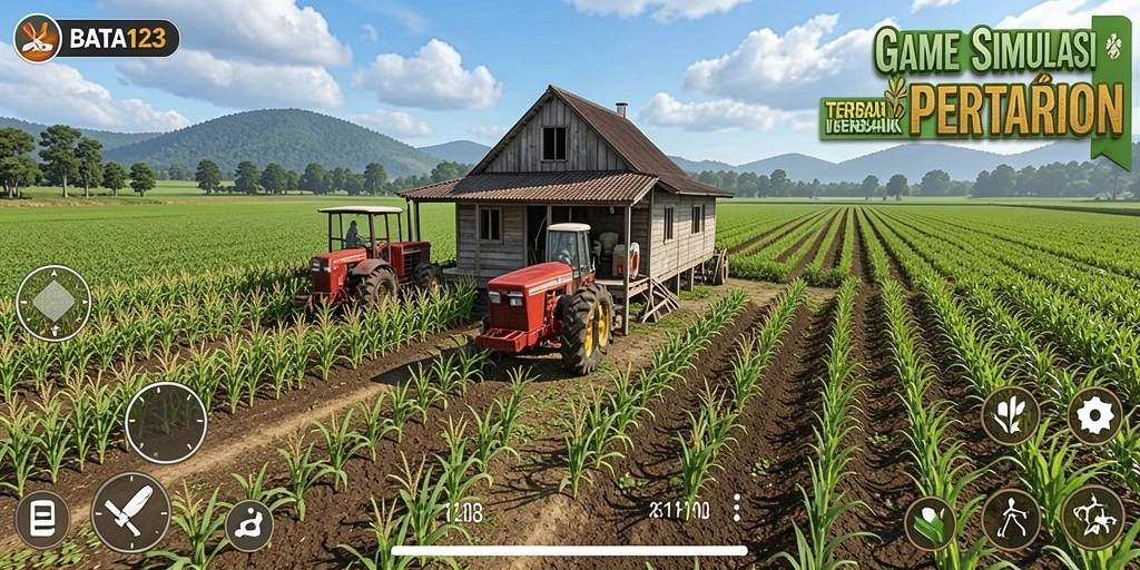 Tangkapan layar BATA123 menunjukkan gameplay bertani yang menyenangkan dan interaktif.