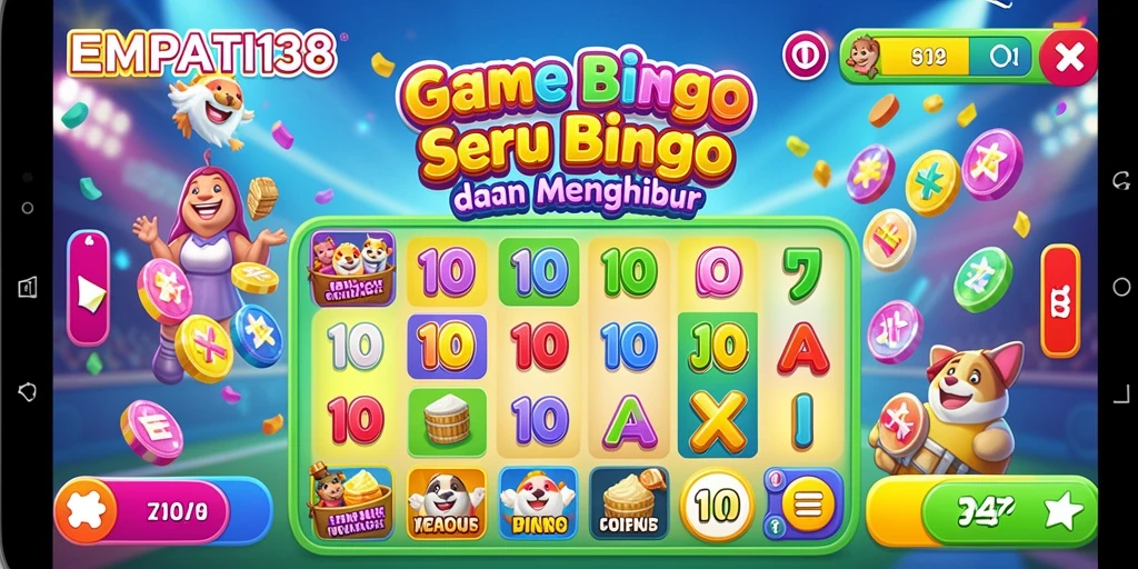 Gameplay seru di EMPATI138 dengan tema Bingo yang menarik.