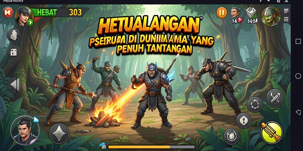 Tampilan gameplay Adventure yang seru dalam HEBAT303.