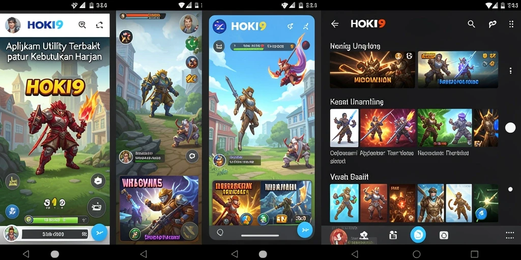 Tampilan antarmuka HOKI9 yang modern dan intuitif.