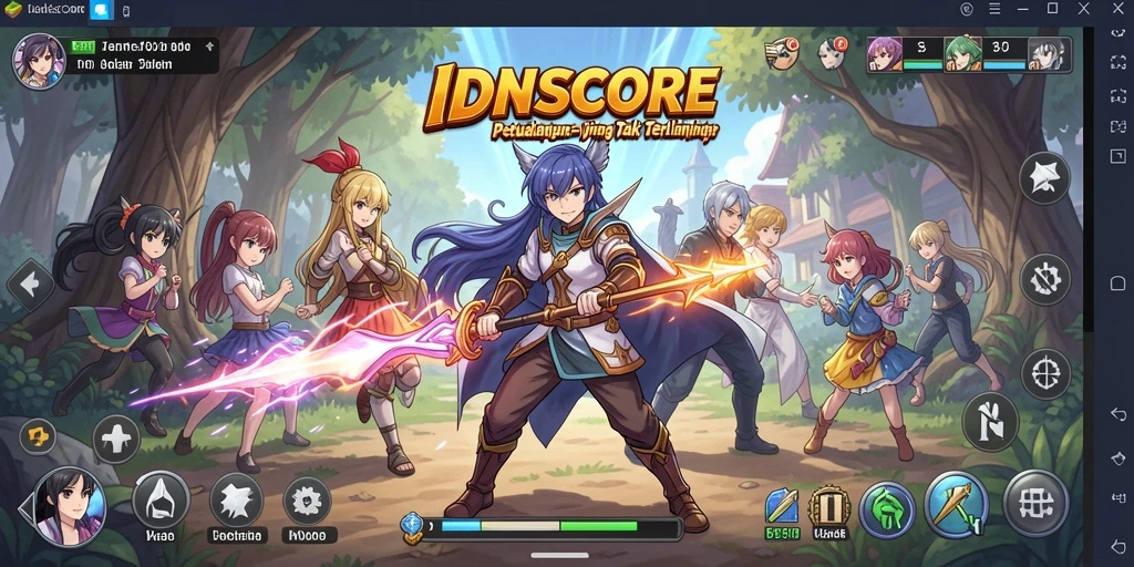 Tampilan gameplay seru dan menakjubkan dari IDNSCORE.