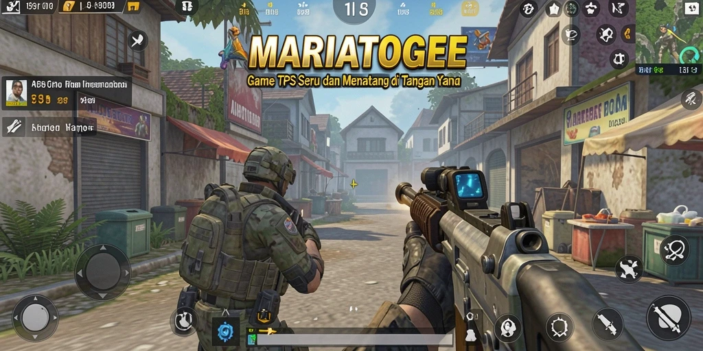 Tampilan gameplay MARIATOGEL yang seru dan menantang.
