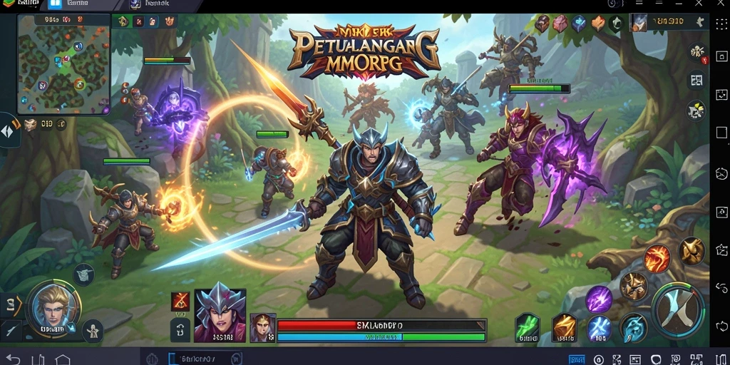 Tampilan gameplay N32 yang menakjubkan dalam dunia MMORPG.