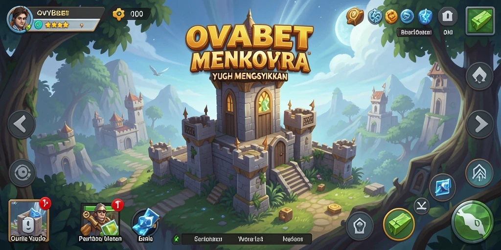 Gameplay seru dengan menara menghadang musuh dalam aksi.