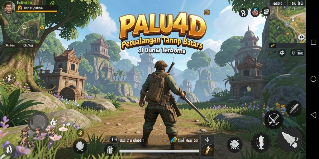 Screenshot PALU4D menampilkan petualangan seru di dunia terbuka yang luas.