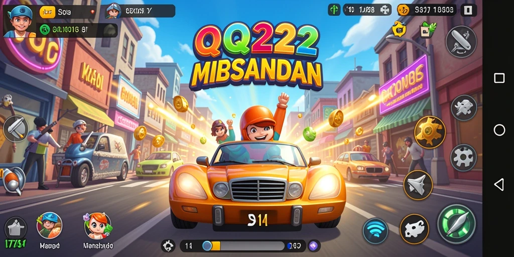 Tampilan gameplay QQ222 yang penuh aksi dan keseruan Arcade.