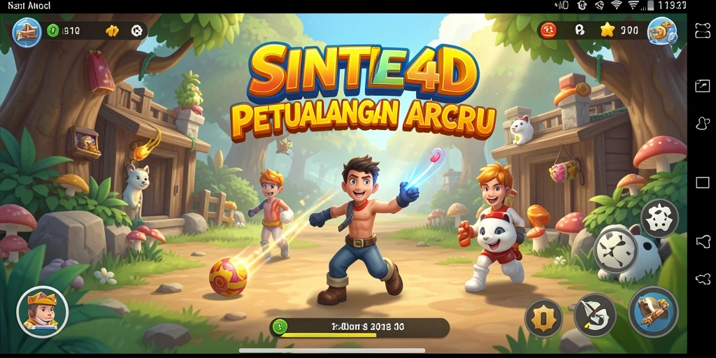 Gameplay seru dari SINTE4D yang penuh tantangan.