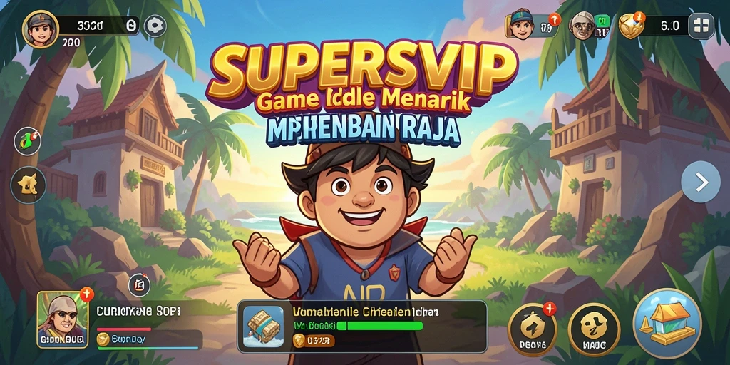 Tampilan gameplay SUPERSVIP yang menarik dan interaktif.